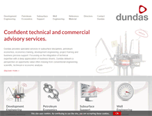 Tablet Screenshot of dundasconsultants.com